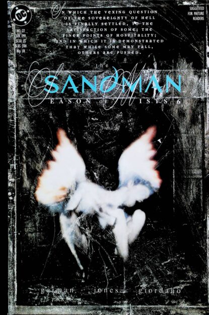Couverture de SANDMAN (1989) #27 - par Dave McKean - lecubeacomics.com