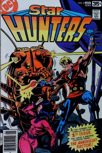 Couverture de STAR HUNTERS (1977) #2 - par Rich Buckler - lecubeacomics.com