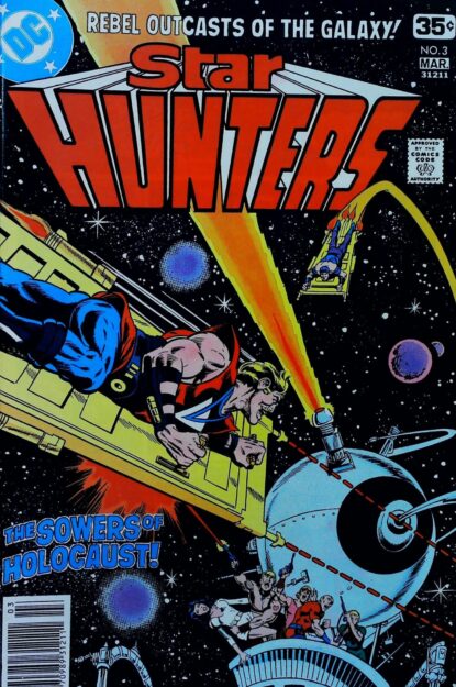 Couverture de STAR HUNTERS (1977) #3 - par Rich Buckler - lecubeacomics.com