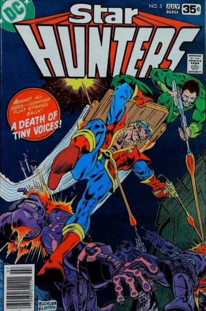 Couverture de STAR HUNTERS (1977) #5 - par Rich Buckler - lecubeacomics.com