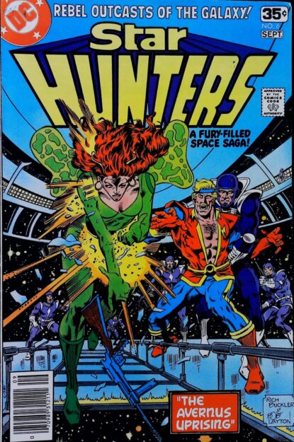Couverture de STAR HUNTERS (1977) #6 - par Rich Buckler - lecubeacomics.com