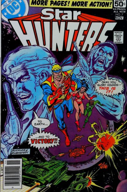 Couverture de STAR HUNTERS (1977) #7 - par Rich Buckler - lecubeacomics.com