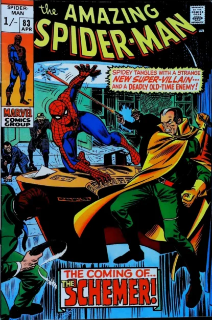 Couverture de AMAZING SPIDER-MAN (1963) #83 - par John Romita Sr - lecubeacomics.com