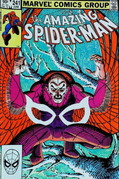 Couverture de AMAZING SPIDER-MAN (1963) #241 - par John Romita Jr - lecubeacomics.com