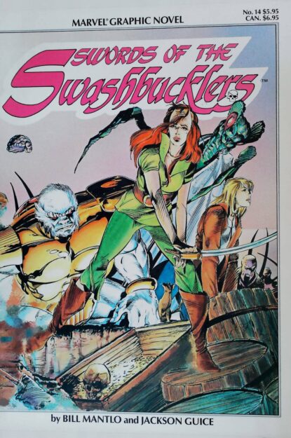 Couverture de SWORDS OF THE SWASHBUCKLERS - par Butch Guice - lecubeacomics.com