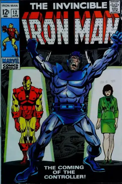 Couverture de IRON MAN (1968) #12 - par George Tuska - lecubeacomics.com