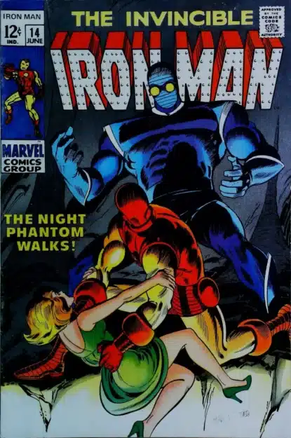 Couverture de IRON MAN (1968) #14 - par Johnny Craig - lecubeacomics.com