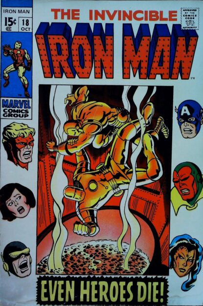 Couverture de IRON MAN (1968) #18 - par George Tuska - lecubeacomics.com