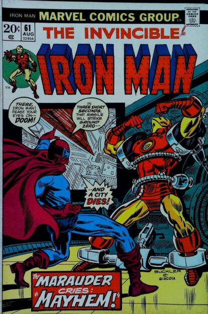 Couverture de IRON MAN (1968) #61 - par Rich Buckler - lecubeacomics.com