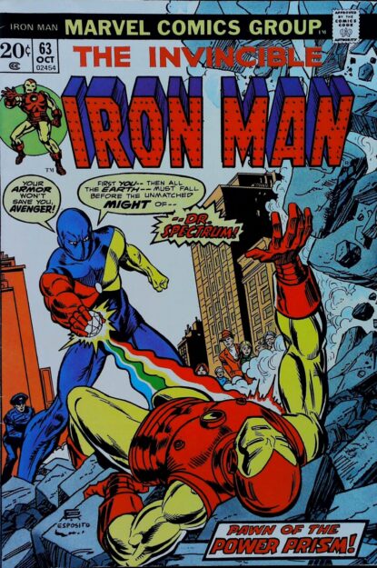 Couverture de IRON MAN (1968) #63 - par Gil Kane - lecubeacomics.com