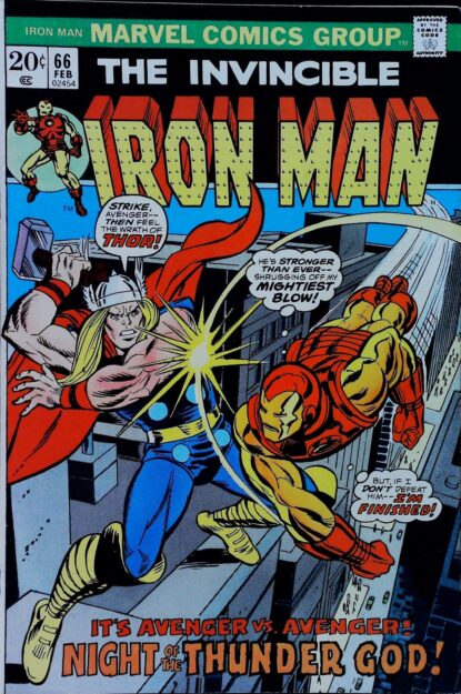Couverture de IRON MAN (1968) #66 - par Gil Kane - lecubeacomics.com