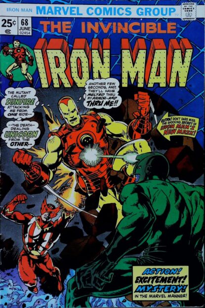 Couverture de IRON MAN (1968) #68 - par Jim Starlin - lecubeacomics.com