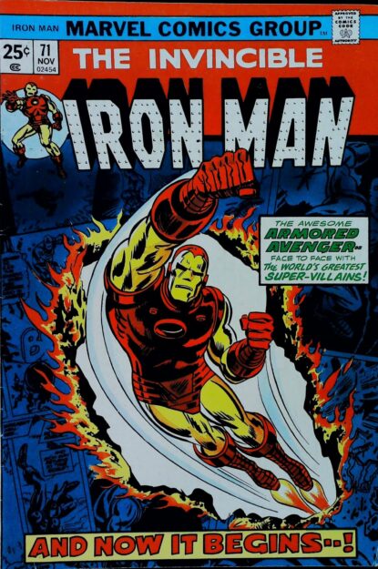 Couverture de IRON MAN (1968) #71 - par Ron Wilson - lecubeacomics.com