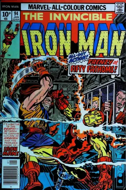 Couverture de IRON MAN (1968) #94 - par Jack Kirby - lecubeacomics.com