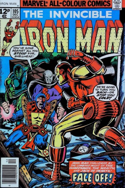 Couverture de IRON MAN (1968) #105 - par Dave Cockrum - lecubeacomics.com