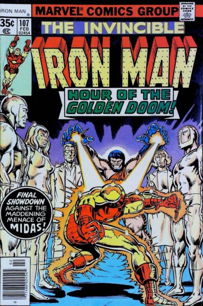 Couverture de IRON MAN (1968) #107 - par Keith Pollard - lecubeacomics.com