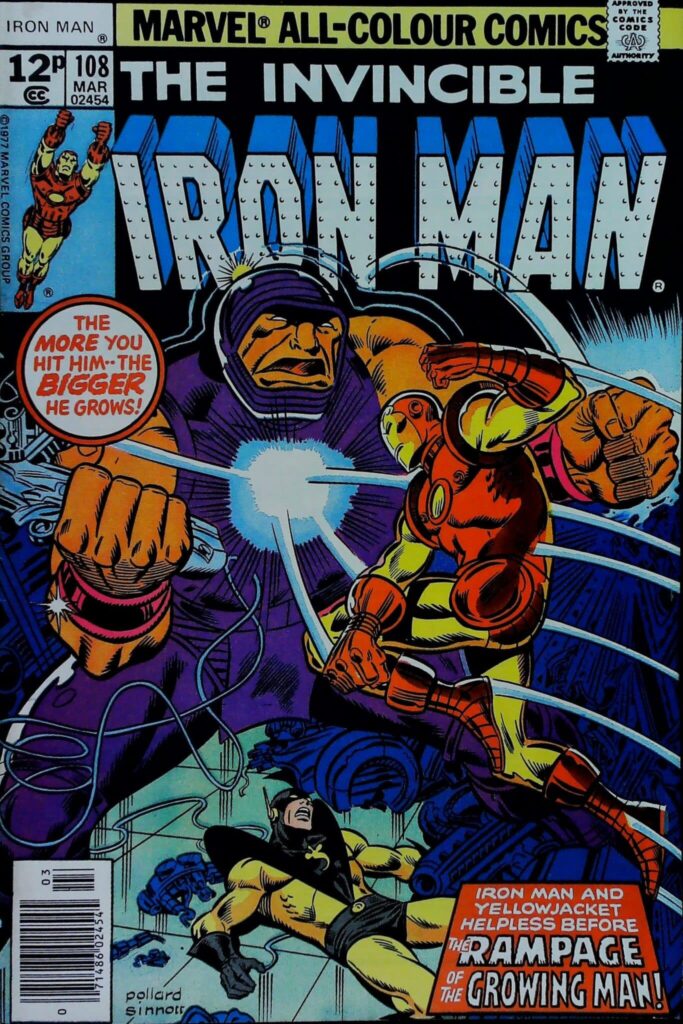 Iron Man #108, exemplaire FN 6.0, recto