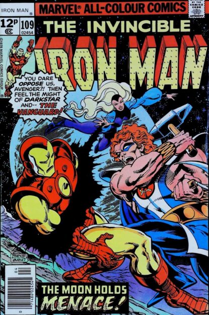Couverture de IRON MAN (1968) #109 - par John Byrne - lecubeacomics.com