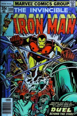 Couverture de IRON MAN (1968) #110 - par Dave Cockrum - lecubeacomics.com