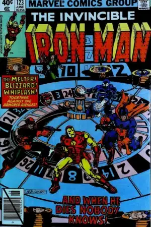 Couverture de IRON MAN (1968) #123 - par Bob Layton - lecubeacomics.com