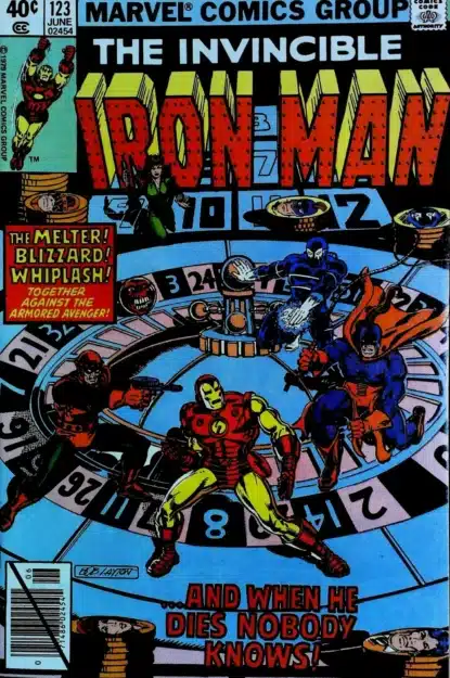 Couverture de IRON MAN (1968) #123 - par Bob Layton - lecubeacomics.com