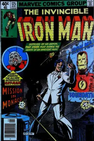 Couverture de IRON MAN (1968) #125 - par Bob Layton - lecubeacomics.com
