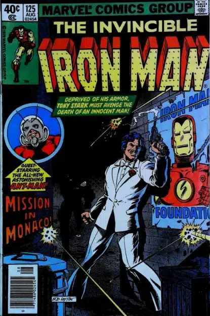 Couverture de IRON MAN (1968) #125 - par Bob Layton - lecubeacomics.com
