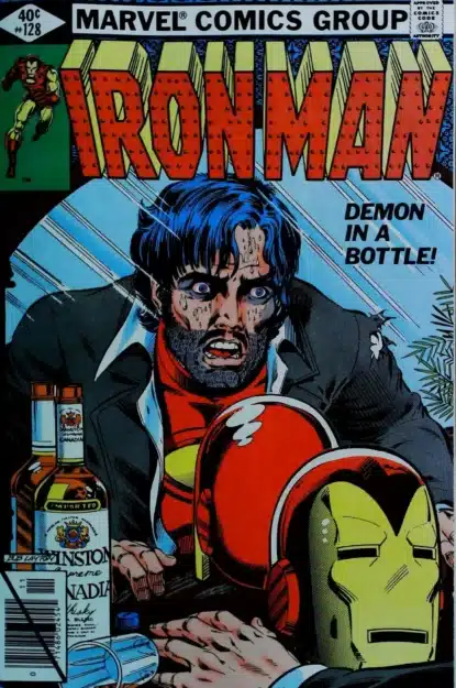 Couverture de IRON MAN (1968) #128 - par Bob Layton - lecubeacomics.com