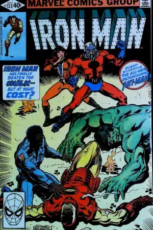 Couverture de IRON MAN (1968) #133 - par Bob Layton - lecubeacomics.com