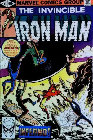 Couverture de IRON MAN (1968) #137 - par Bob Layton - lecubeacomics.com