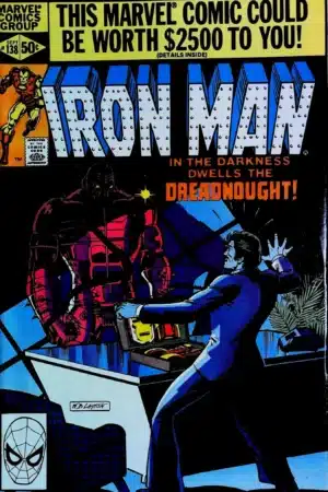 Couverture de IRON MAN (1968) #138 - par Bob Layton - lecubeacomics.com