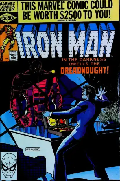 Couverture de IRON MAN (1968) #138 - par Bob Layton - lecubeacomics.com