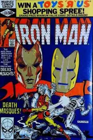 Couverture de IRON MAN (1968) #139 - par Bob Layton - lecubeacomics.com