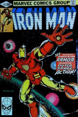 Couverture de IRON MAN (1968) #142 - par Bob Layton - lecubeacomics.com