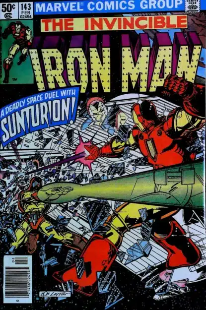Couverture de IRON MAN (1968) #143 - par Bob Layton - lecubeacomics.com
