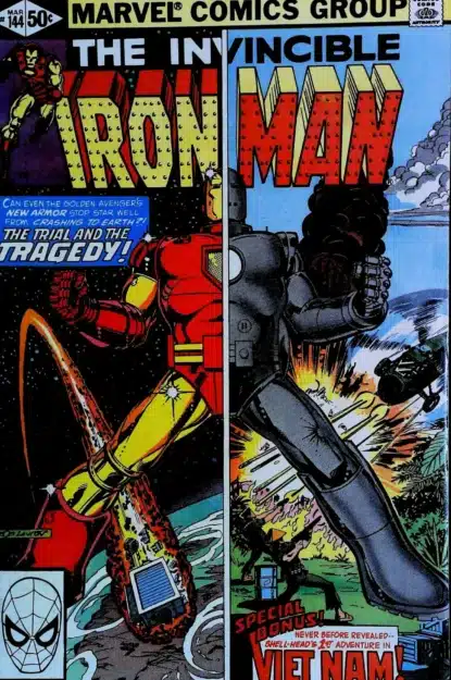 Couverture de IRON MAN (1968) #144 - par Bob Layton - lecubeacomics.com