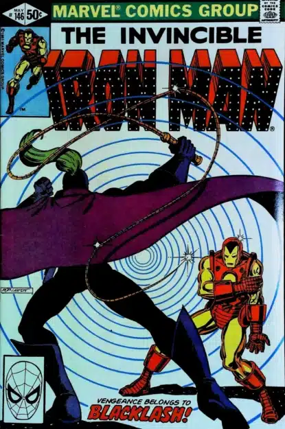 Couverture de IRON MAN (1968) #146 - par Bob Layton - lecubeacomics.com