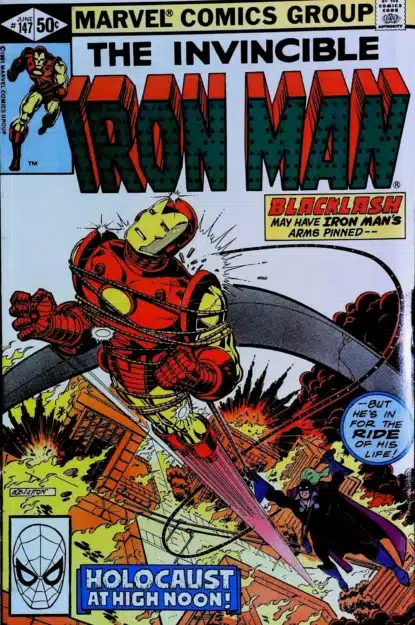 Couverture de IRON MAN (1968) #147 - par Bob Layton - lecubeacomics.com