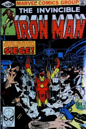 Couverture de IRON MAN (1968) #148 - par Bob Layton - lecubeacomics.com