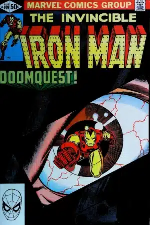 Couverture de IRON MAN (1968) #149 - par John Romita Jr - lecubeacomics.com