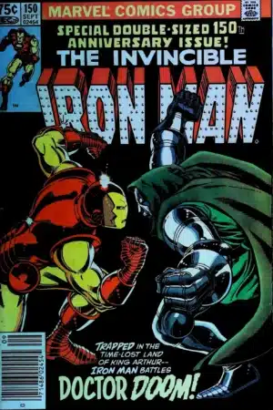 Couverture de IRON MAN (1968) #150 - par John Romita Jr - lecubeacomics.com