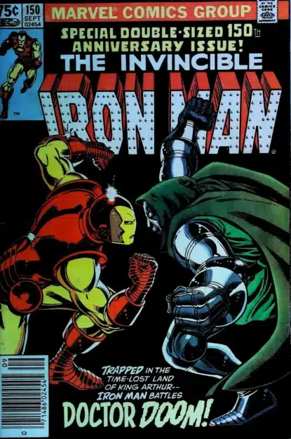 Couverture de IRON MAN (1968) #150 - par John Romita Jr - lecubeacomics.com