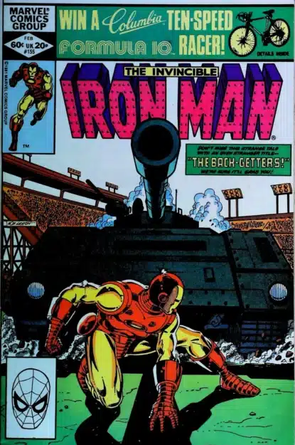 Couverture de IRON MAN (1968) #155 - par Bob Layton - lecubeacomics.com