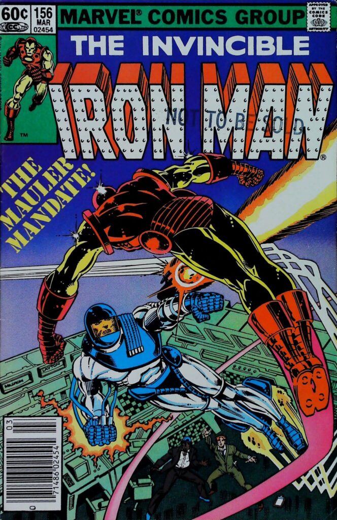 Iron Man #156, exemplaire VF 8.0, recto