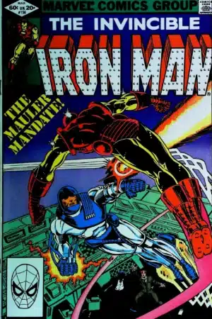 Couverture de IRON MAN (1968) #156 - par Al Milgrom - lecubeacomics.com