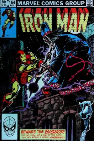 Couverture de IRON MAN (1968) #164 - par Luke McDonnell - lecubeacomics.com