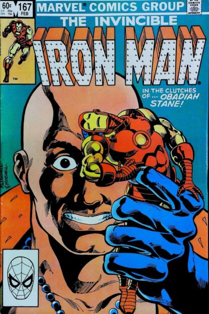 Couverture de IRON MAN (1968) #167 - par Luke McDonnell - lecubeacomics.com