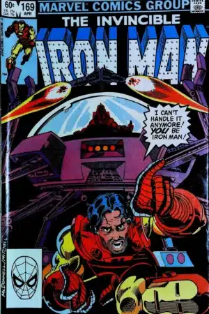 Couverture de IRON MAN (1968) #169 - par Luke McDonnell - lecubeacomics.com