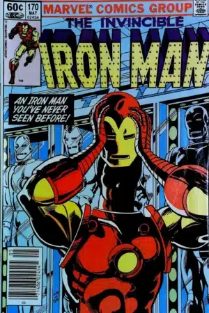 Couverture de IRON MAN (1968) #170 - par Luke McDonnell - lecubeacomics.com