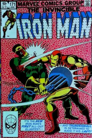Couverture de IRON MAN (1968) #171 - par Luke McDonnell - lecubeacomics.com
